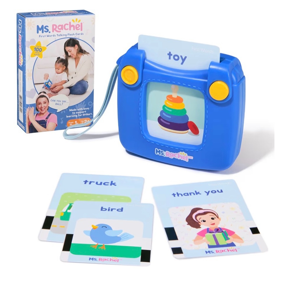 Ms. Rachel Official First Words Talking Flash Cards